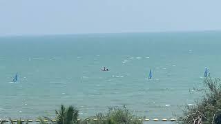 Windsurfing in Pattaya, Thailand, 22.04.2024