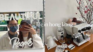 Daily Life in HK | cafe hopping, freelance at home, korean hotpot