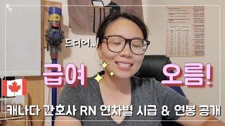 캐나다 5년차 간호사 RN 시급/연봉 공개! (온타리오 주 ver.)