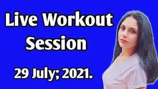 Live Workout Session । Stay Fit With Abhilasha । Lose Weight । Live Home Workout