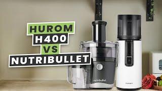 Hurom H400 Cold Press Juicer Vs Nutribullet Centrifugal Juicer | Juicer Comparison