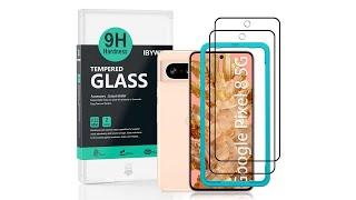 Google Pixel 8 5G Tempered glass ibywind Protector With Easy Install Kit And Camera Lens Protector