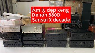 ĐÃ BÁN HẾT. Ngày 22/9 Rất nhiều âm ly. Hàng zin đẹp,Denon 880D, Sansui X decade .Zalo 0352.876.319