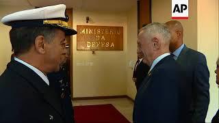 Mattis Visits Brazil's Defense Ministry