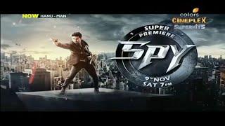 Spy Movie on Colors Cineplex Superhits Channel in DD Free Dish TV ll 9 November 7:00pm