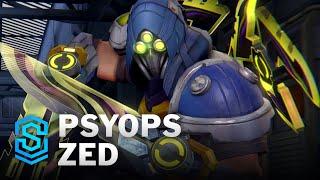 PsyOps Zed Wild Rift Skin Spotlight