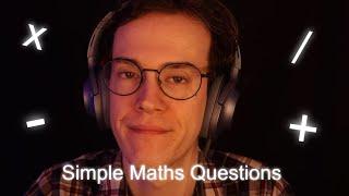 ASMR | More Eyes Closed Maths Questions With Brown Noise For Distracting Your Mind 