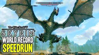 WORLD RECORD "SKYRIM" SPEEDRUN WILL BLOW YOUR MIND!!!