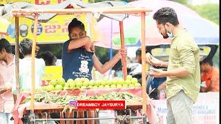 EATING FOOD AND GIVING EXTRA MONEY | A SOCIAL EXPERIMENT |TELUGU PRANKS |DREAMBOY JAYSURYA