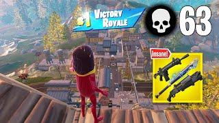 63 Elimination Solo vs Squads Wins (Fortnite Chapter 6 Build / Zero Build Ps4 Controller Gameplay)