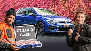 He Wasn’t Home To Win! New Golf R + £20,000 Cash!