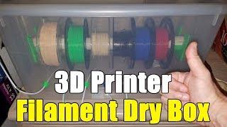 How to Build a 3D Printer Filament Dry Box