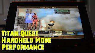 Titan Quest Nintendo Switch Handheld Mode Performance | It's Great !