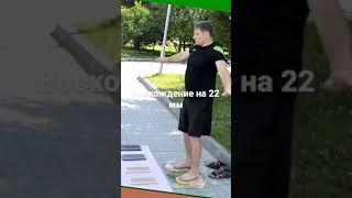 восхождение на доску Садху с шагом 22 мм.