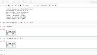 Pandas isin - How I implement the 'in' and 'not in' Pandas Methods