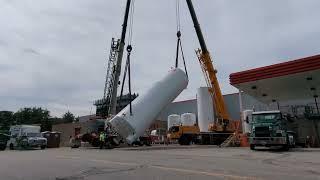 53,000 lb. tank installation