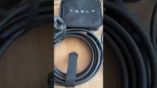 Does Tesla still include charging cables? (Tesla Mobile Connector) #tesla #cables #charging