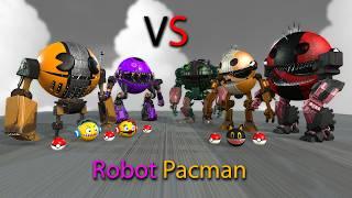 PACMAN VS ROBOT MONSTER PAC-MAN VS CARTOON CAT PAC MAN@AyotaTe