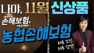 11월 NH농협손해보험 신상품이슈!! (1-6인실최고한도.가성비쩌는보험료)