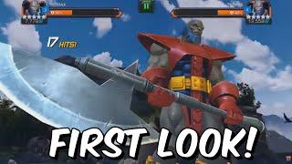 Terrax First Look! - Special Attacks, Animations & Gameplay - Marvel Contest of Champions