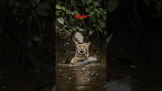 Jungle Cam Captures Rare Encounter! Wild Animal Zoo! Discovery Channel! BBC Park! #Anaconda #Cat