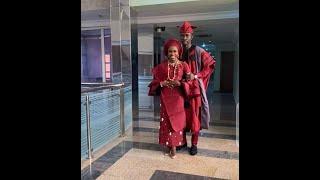 ROYAL TRADITIONAL MARRIAGE OF RUTH ABIOYE AND HER HUSBAND ABRAHAM INALEGWU.