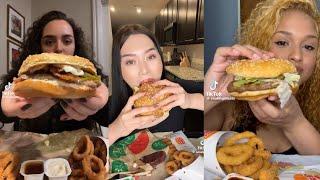 BURGER KING MUKBANG | TIKTOK FOOD COMPILATION