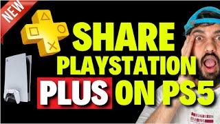 How to Share Playstation Plus on PS5