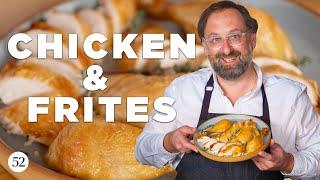 Eric Wareheim's Perfect Roast Chicken & Frites | In The Kitchen With