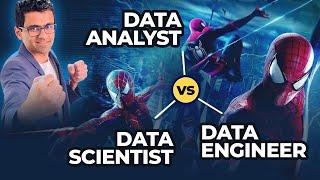 Data Analyst vs Data Engineer vs Data Scientist