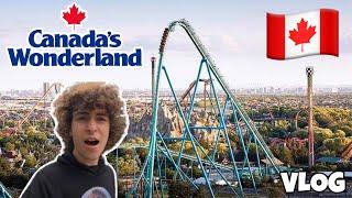 Visiting Canada’s LARGEST Theme Park?! Canada’s Wonderland - Vaughan, Ontario | VLOG [6/7/24]