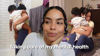 Solo parenting is hard... trying to take care of my mental health & reduce stress