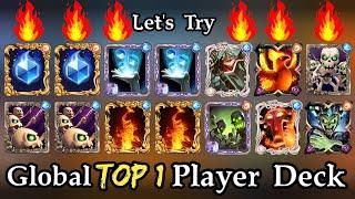 Let's Try Global Top 1 Player Deck! Castle Crush