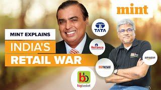 India's Retail War | Big Basket, Reliance, Tata | Mint Explains | Mint