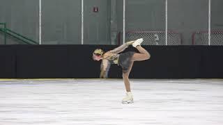 Anna Bagamanova | Novice Women Free Skate | 2025 Midwestern Sectional Singles Final