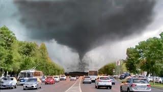 Dramatic Footage of the Tornado Hit NY, Rome | Tornado 2024