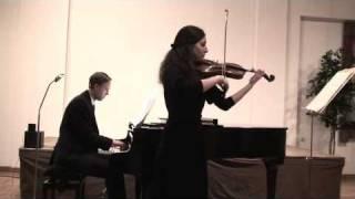 Nikolaus Schapfl • song without words N°1 • Irina Rusu (violin),  accompanied by the composer