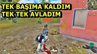 TEK BAŞIMA KALDIM TEK TEK AVLADIM ! BATUR GAME PUBG MOBİLE