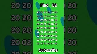 "Solving the 02 out of 20 Puzzle Challenge! | Can You Find the Hidden Number?"