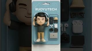 耳機一戴＝進入上工模式！設計人每天都在演的儀式感動畫｜#shorts ｜RUOYUTECH 動畫系列