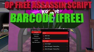 Roblox Assassin Free Script Barcode[FREE]