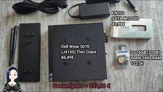 Bastelidee: Stromsparenden Rootserver mit Proxmox auf dem DELL Wyse 5070 Thin Client bauen