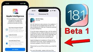iOS 18.1 Beta 1 обновление включает ИИ от Apple! Apple Intelligence уже в iOS 18, тестируем ИИ Apple