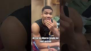 Giannis Antetokounmpo'dan Alperen Şengün anısı... (via: X / ChancellorTV)