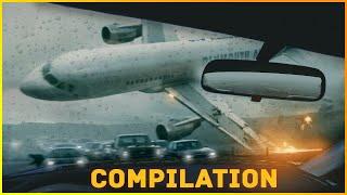 Airplane сrash compilation. Жесткие падения самолётов.  Авиакатастрофа.