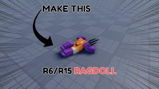 How to make a R6/R15 Ragdoll On Death | Roblox Studio