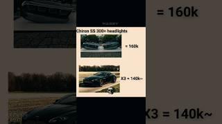 Headlight = Whole new car . #cars #caredit #bmw #mercedes #shorts #status