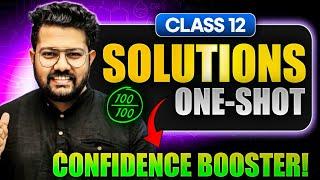 Solution One Shot Revision Class 12 | Confidence Booster | Class 12 Boards 2025