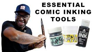 Must-Have Inking Supplies for Serious Comic Artists