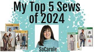My Top 5 Sews of 2024 - My Favourite Picks of the Year